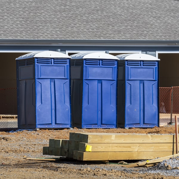 what is the cost difference between standard and deluxe porta potty rentals in Uniontown AR